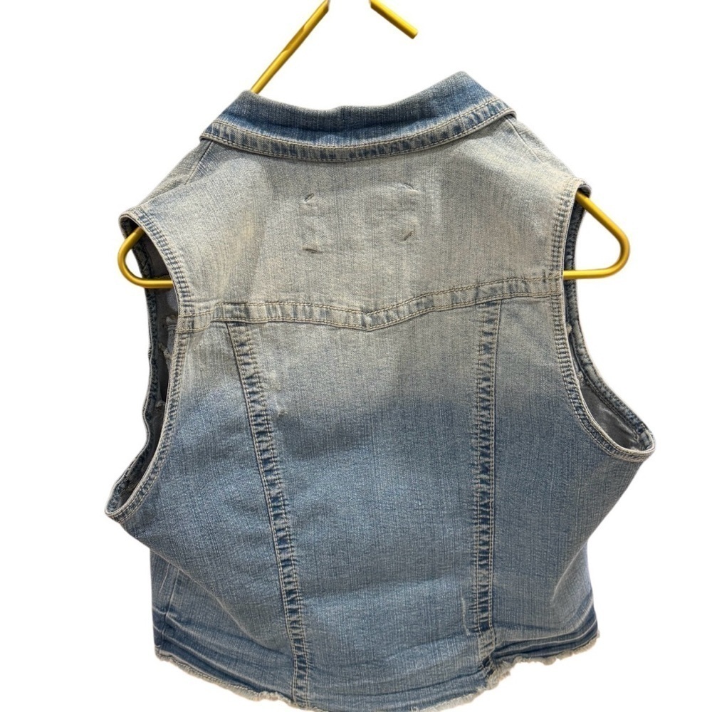 Maurices Denim Vest Size 1 - Picture 4 of 9